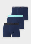 Tommy Hilfiger SIGNATURE 3 PACK - Trunks - black, blue, multi-coloured