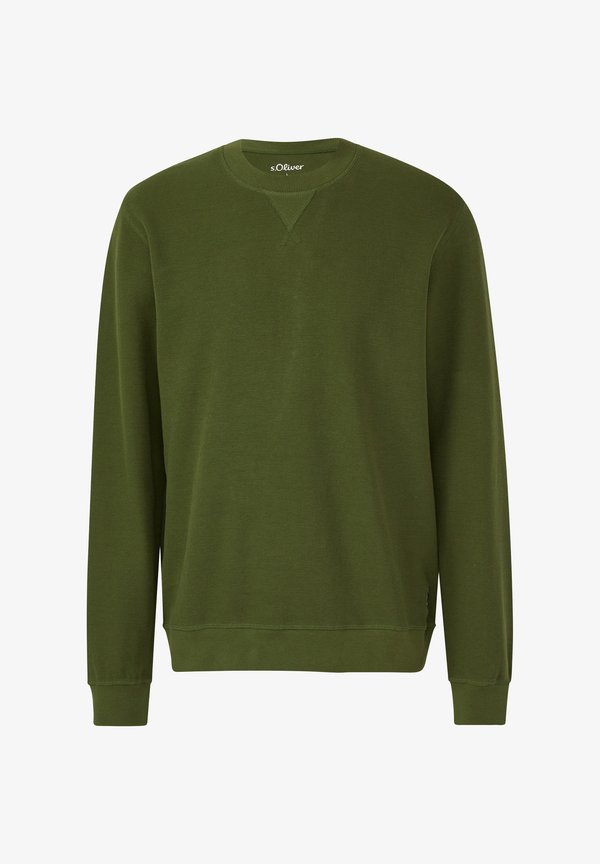 s.Oliver Sweatshirt - olivgrün