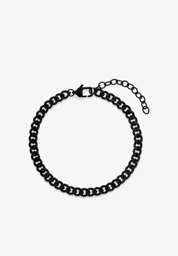 s.Oliver BASIC - Bracelet - schwarz