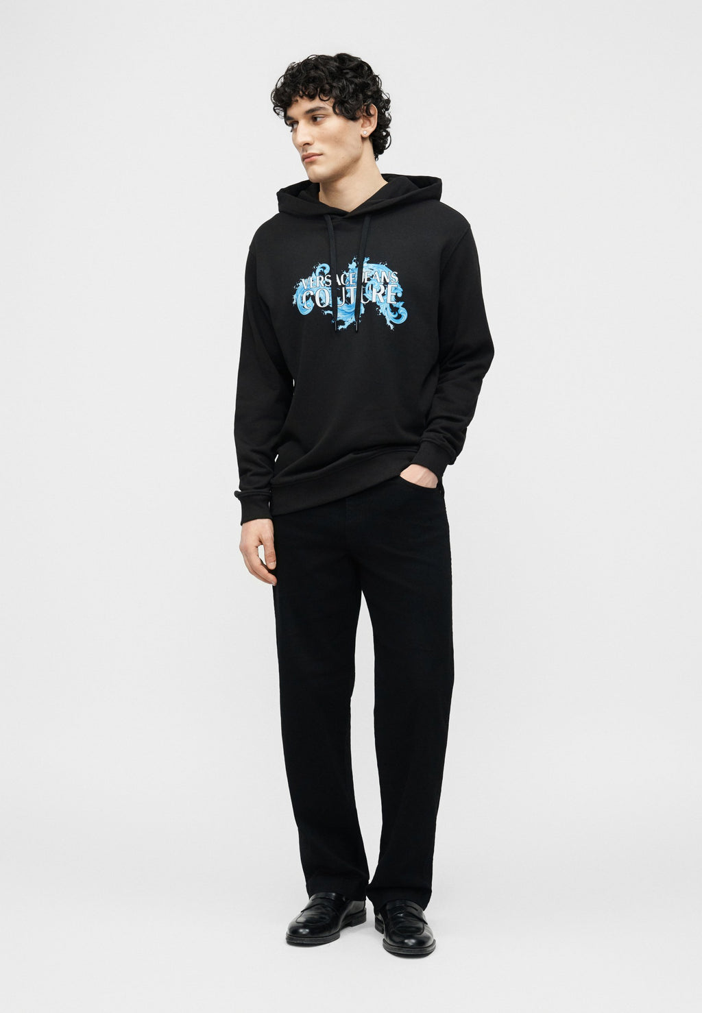 Versace Jeans Couture HOODIE BAROQUE WAVE