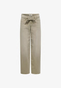 ONLY ONLGIANNA MW STRAIGHT COLOR DNM DOT - Relaxed fit jeans - sage green