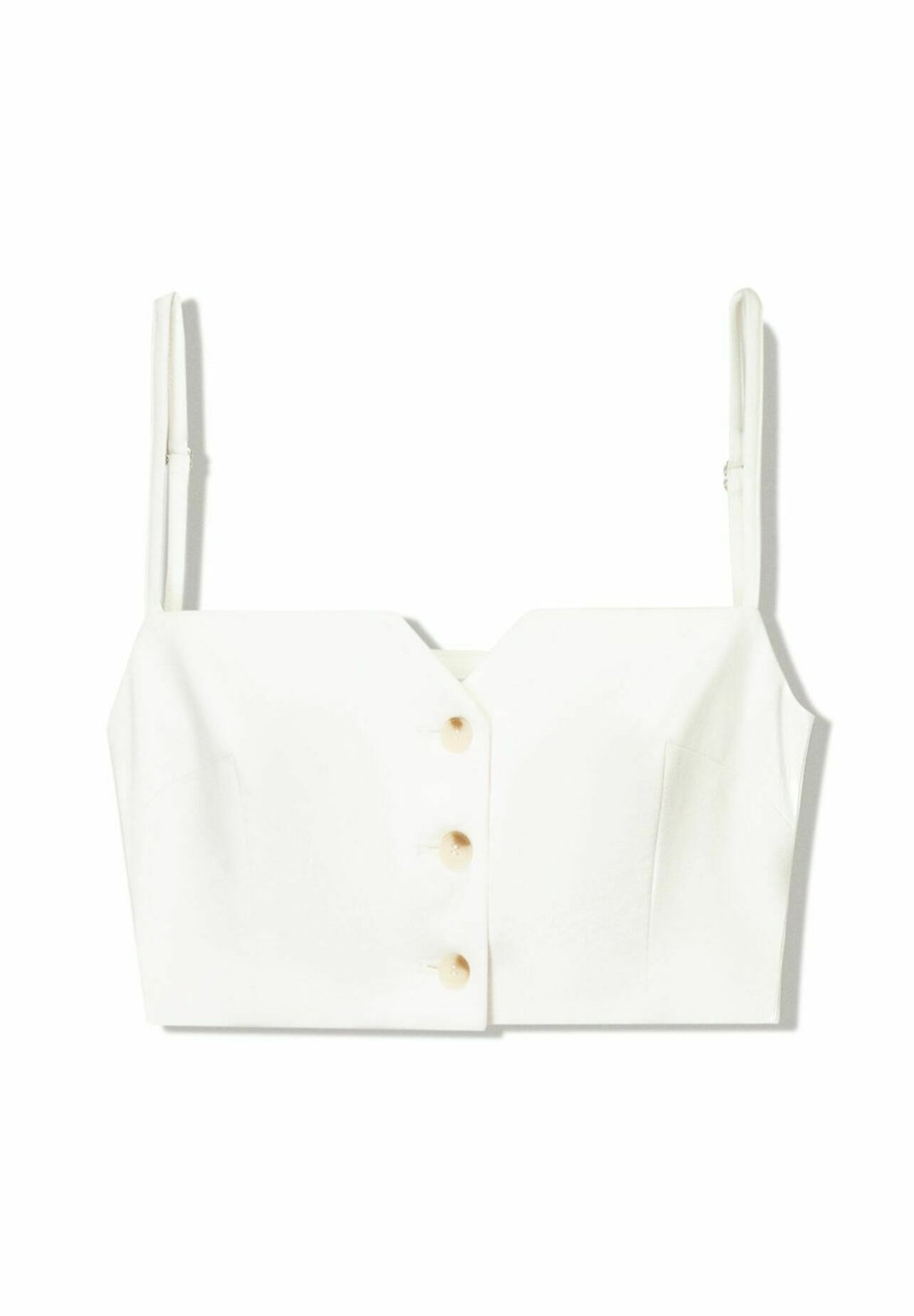Bershka CROPPED BUTTONED