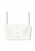 Bershka CROPPED BUTTONED