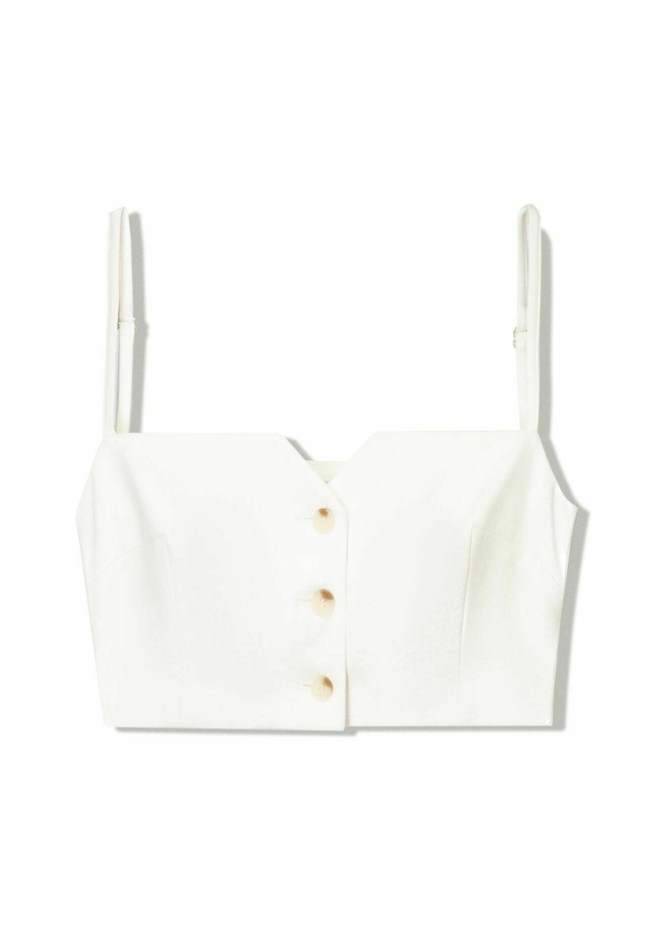 Bershka CROPPED BUTTONED