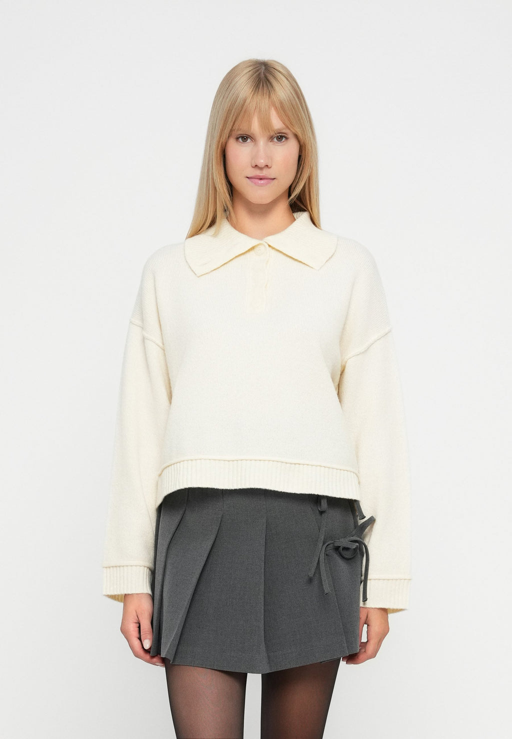 ONLY ONLHAZE LIFE BUTTON UP HIGHNECK