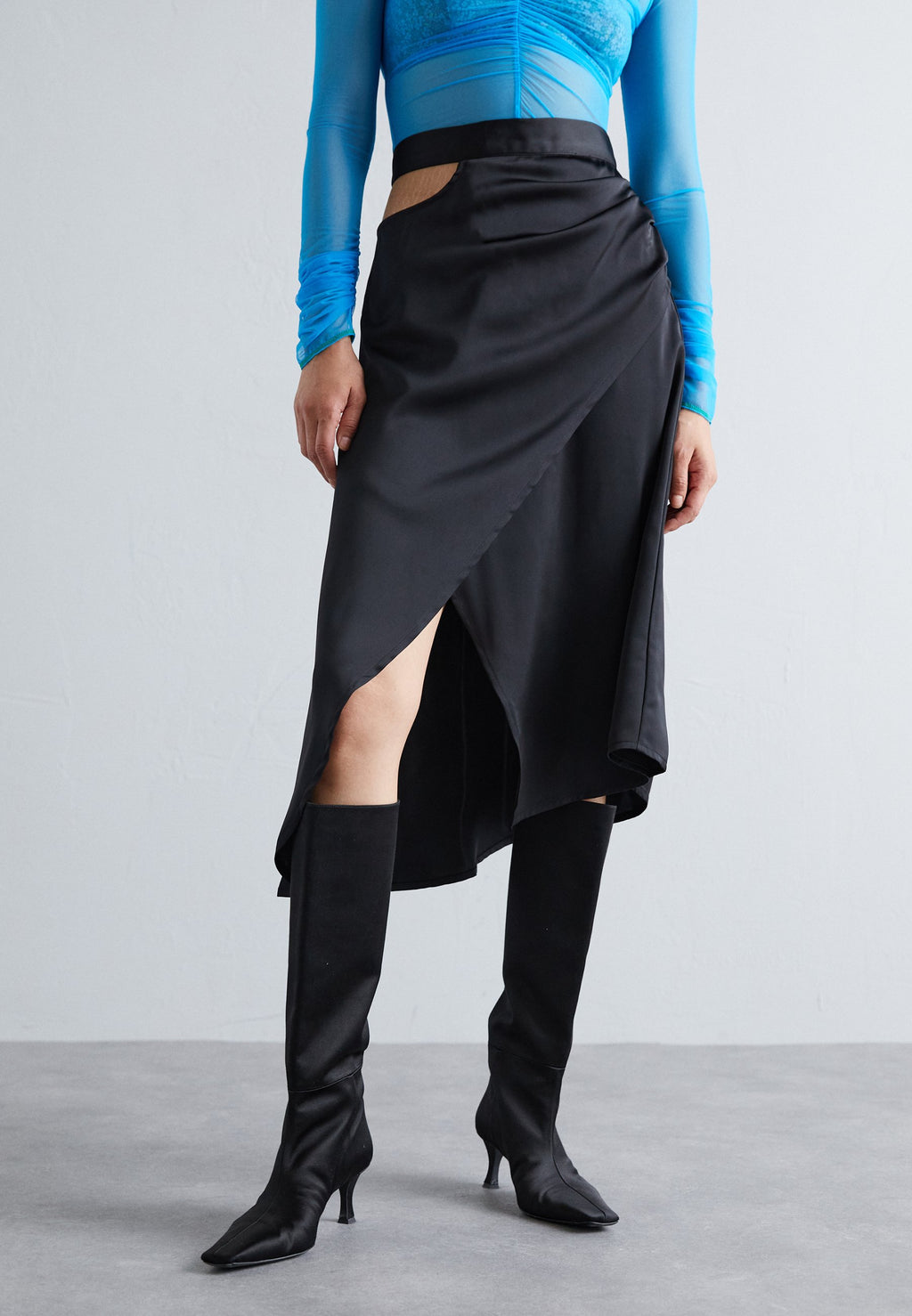 Han Kjøbenhavn SLIT LONG DRAPE SKIRT
