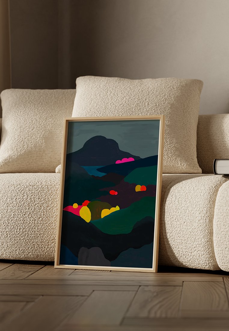 Poster and Frame VOLANO
