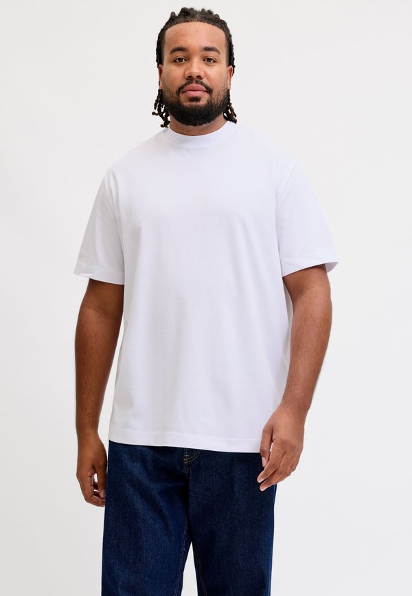 Jack & Jones T-SHIRT PLUS SIZE PLAIN T-SHIRT - Basic T-shirt - white