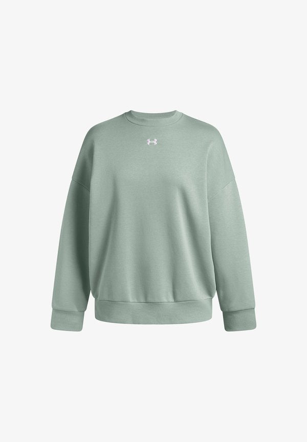 Under Armour RIVAL CREW - Sweatshirt - silica green