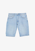 s.Oliver JEANS-BERMUDA - Denim shorts - hellblau