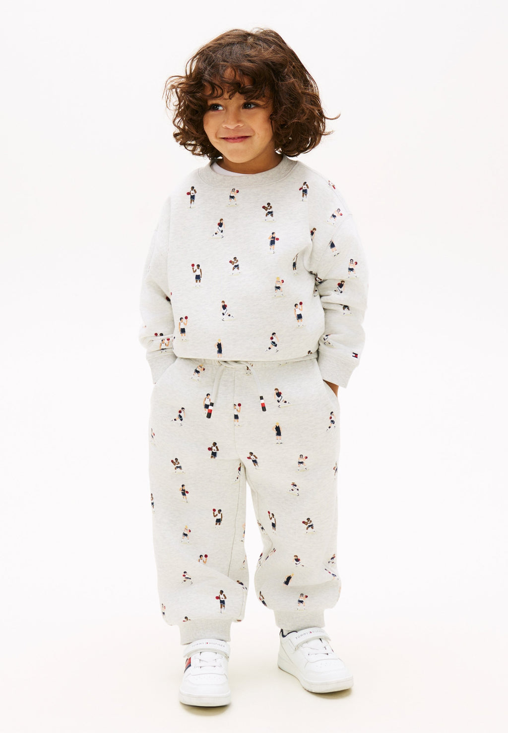 PRINT TERRY CUFFED JOGGERS Media 2