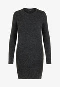 Vero Moda VMDOFFY O NECK DRESS - Jumper dress - black