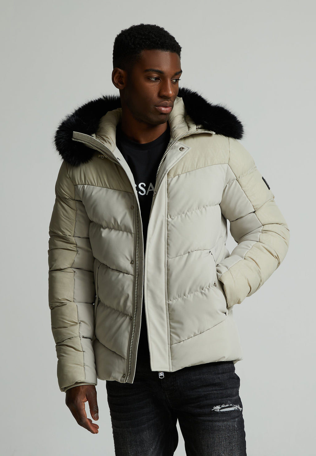 Alessandro Zavetti LAVANDA POLY PUFFER JACKET