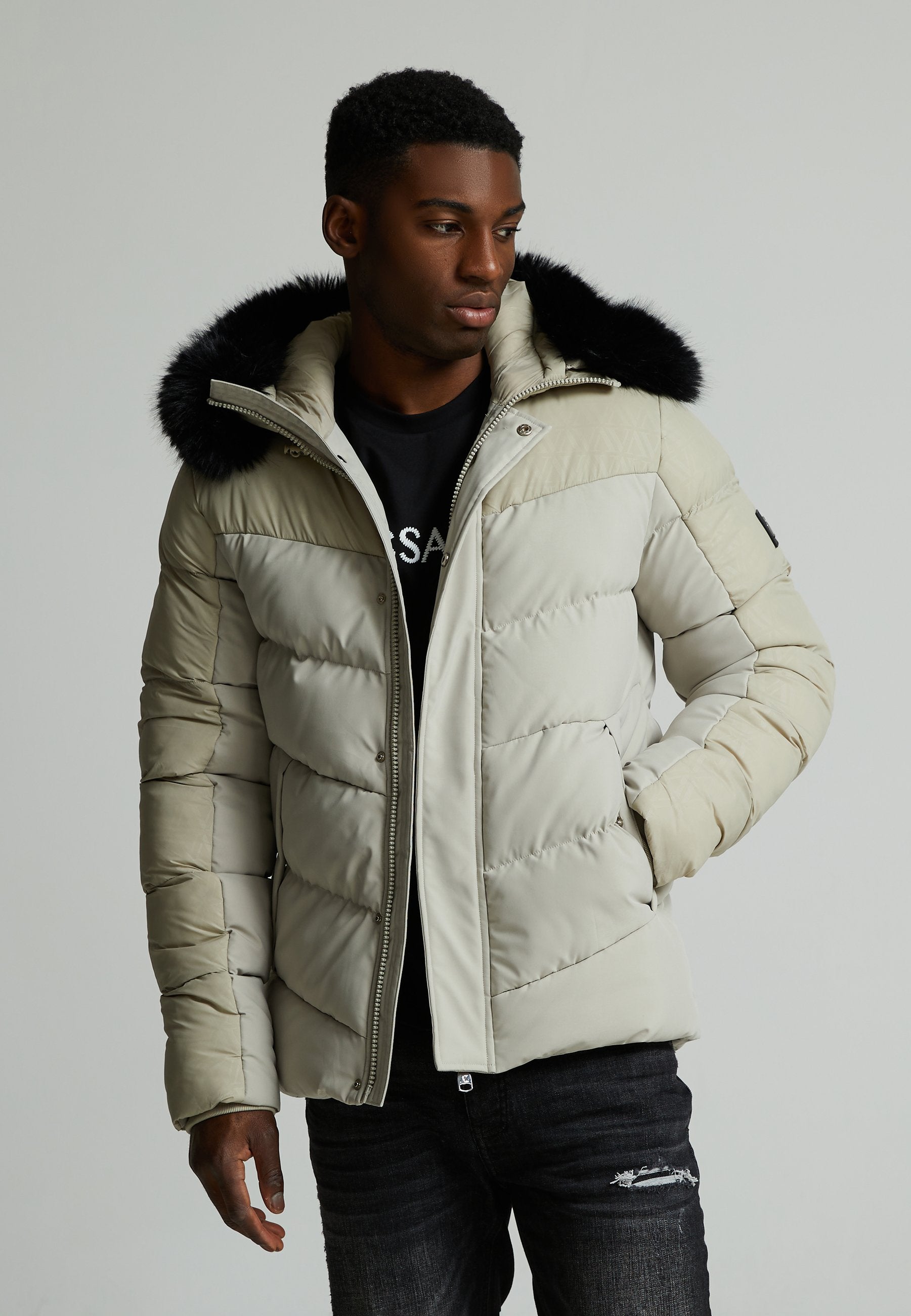 Alessandro Zavetti LAVANDA POLY PUFFER JACKET