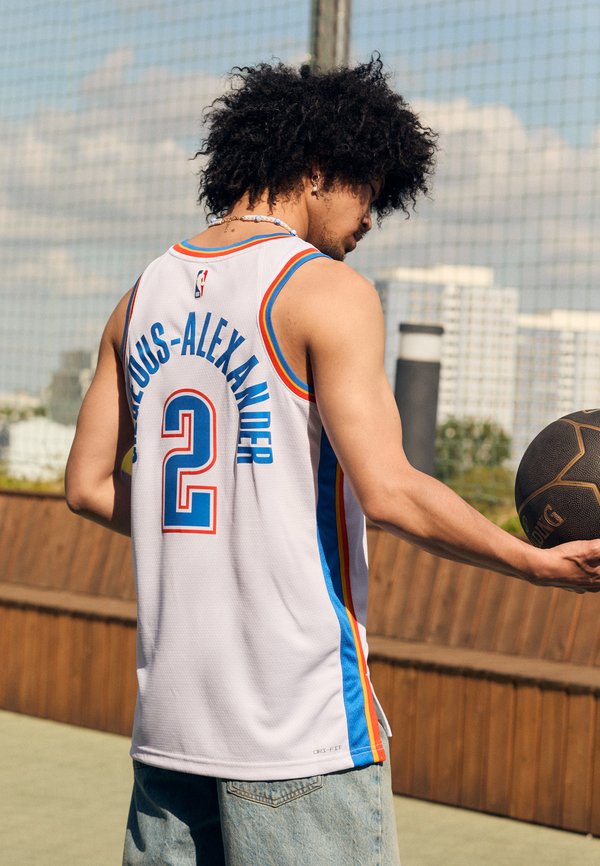 Nike Performance OKLAHOMA CITY THUNDER SHAI GILGEOUS-ALEXANDER  - Club wear - white