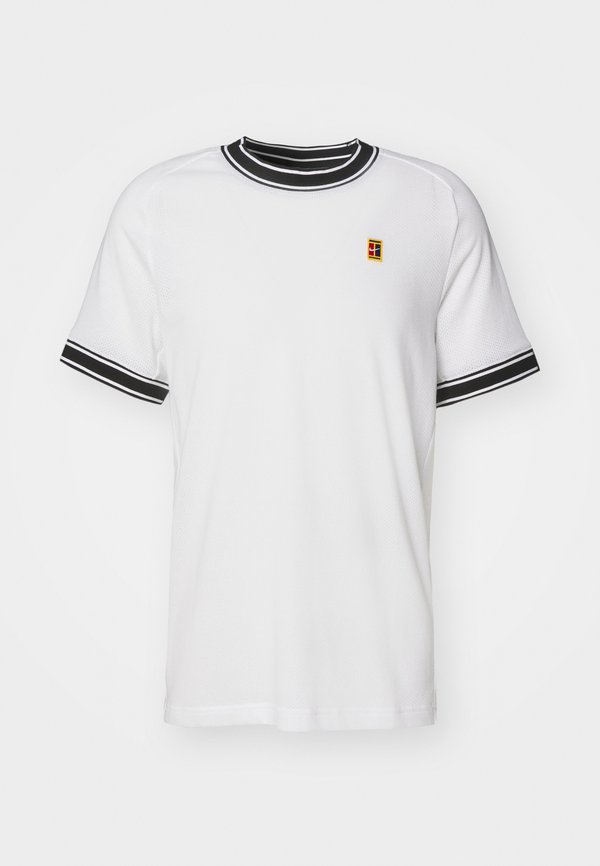 Nike Performance HERITAGE - Sports T-shirt - white/black