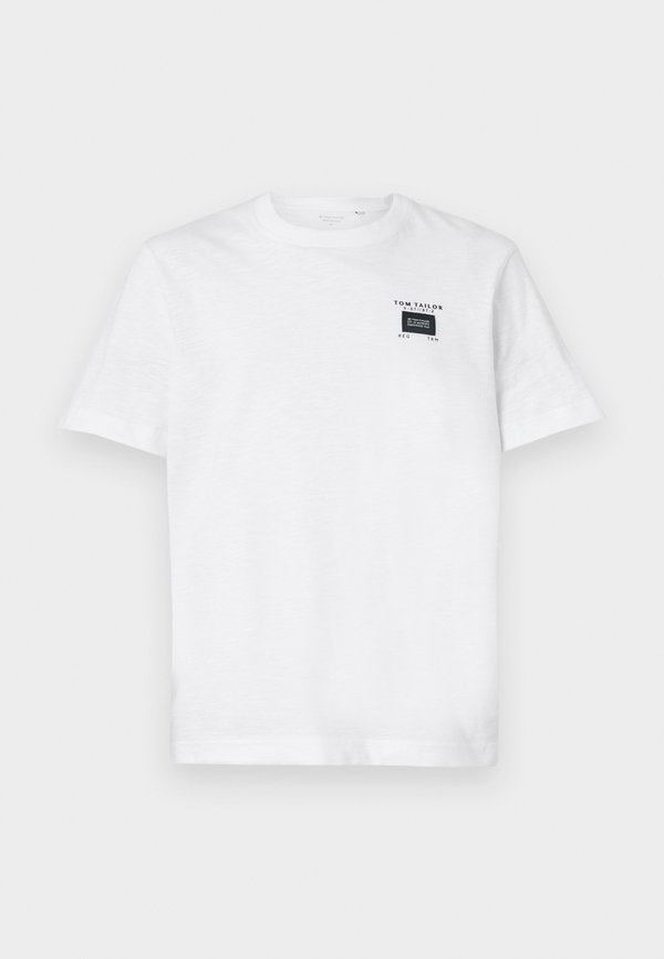 TOM TAILOR SLUB - Basic T-shirt - white