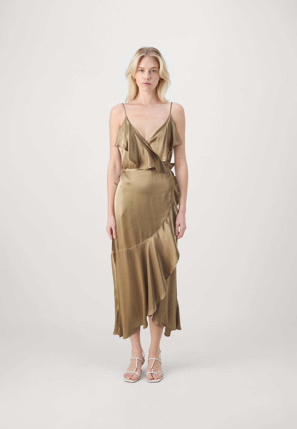 Rouge Edit VIWILLA WRAP MIDI DRESS