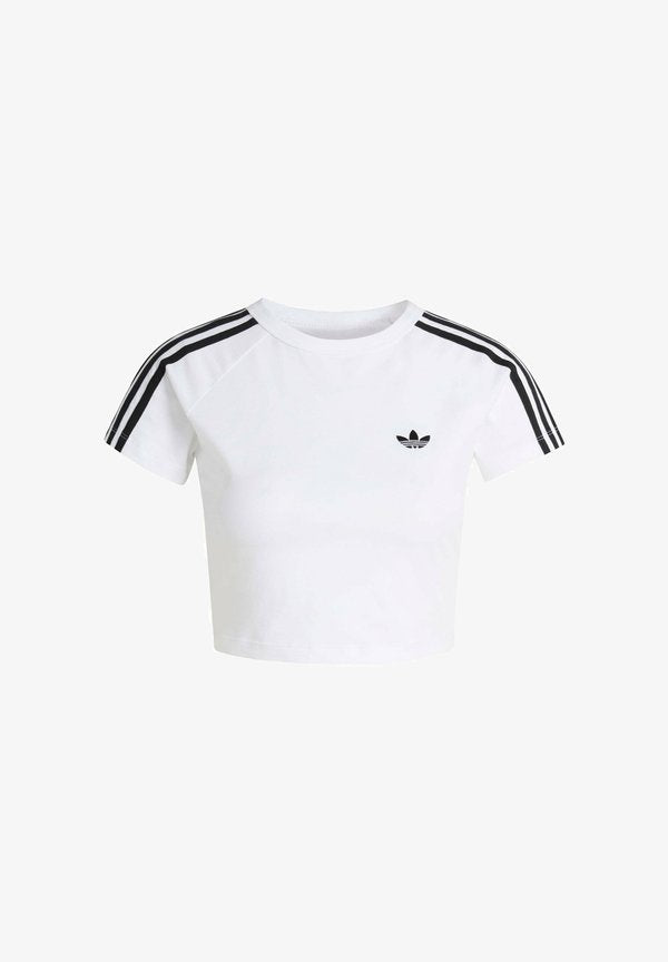 adidas Originals ADIDAS ORIGINALS SST BABY TEE - Print T-shirt - white/white/black