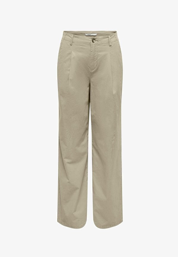 ONLY Chino ONLBIANA Wide Leg Fit - Trousers - humus