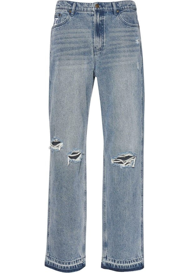 Karl Kani OG DISTRESSED GY FIVE POCKET DENIM