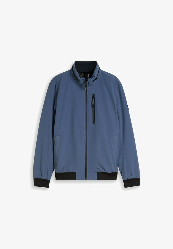 TOM TAILOR TOM TAILOR JACKEN BLOUSON JACKE MIT VERSTAUBARER KAPUZE - Light jacket - vintage indigo blue
