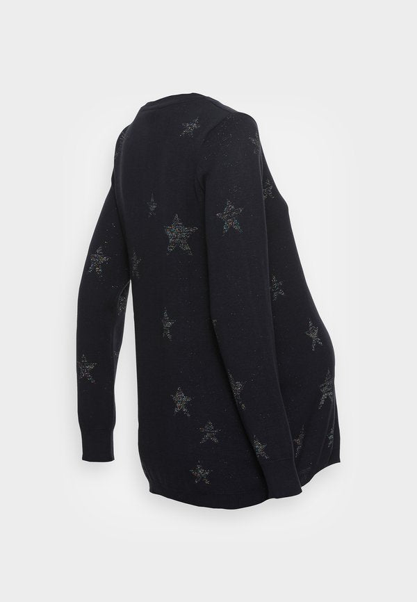 JoJo Maman Bébé STAR JACQUARD NURSING JUMPER
