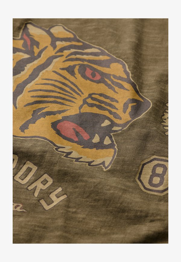 Superdry & Co CAMPAIGN SOUVENIR  - Print T-shirt - grey marl jaffa