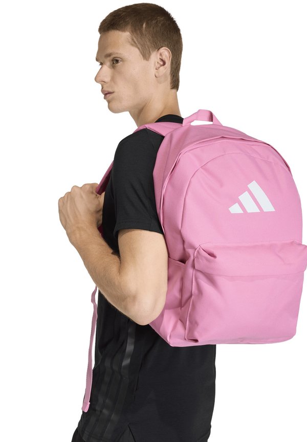 adidas Performance CLASSIC 3BARS BACKPACK UNISEX - Backpack - st tropic bloom   white