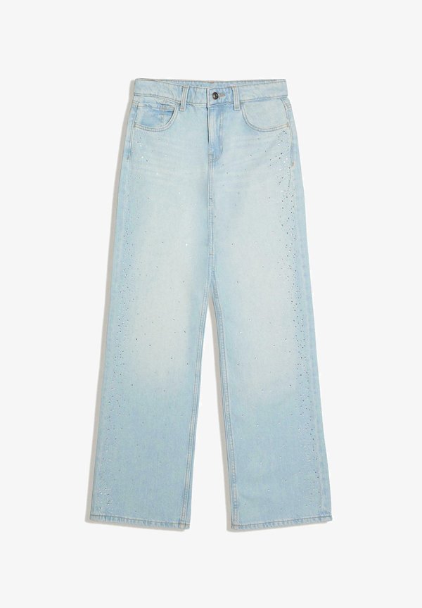 Bershka Straight leg jeans - light blue
