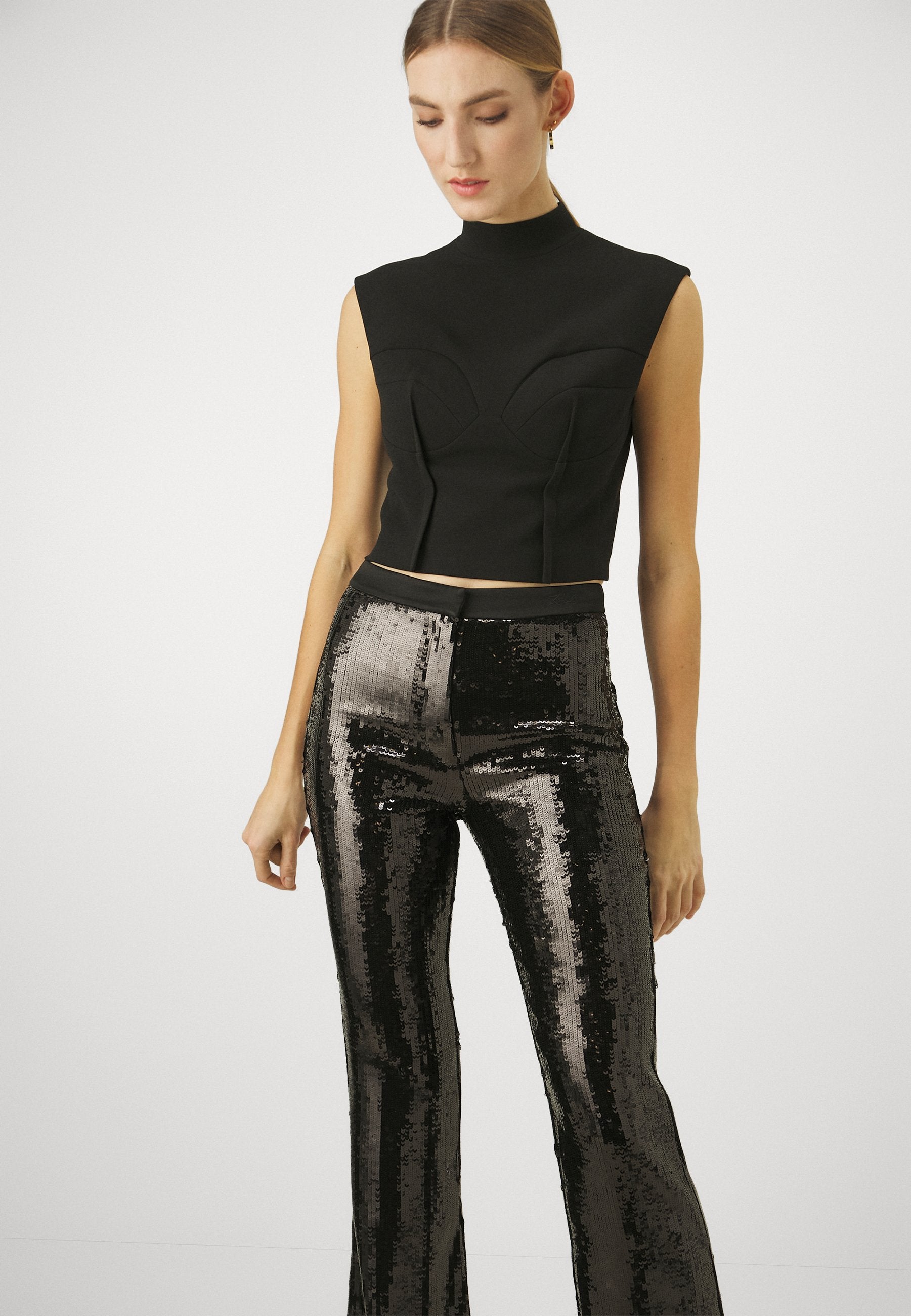 SEQUIN EVENING PANTS Media 5