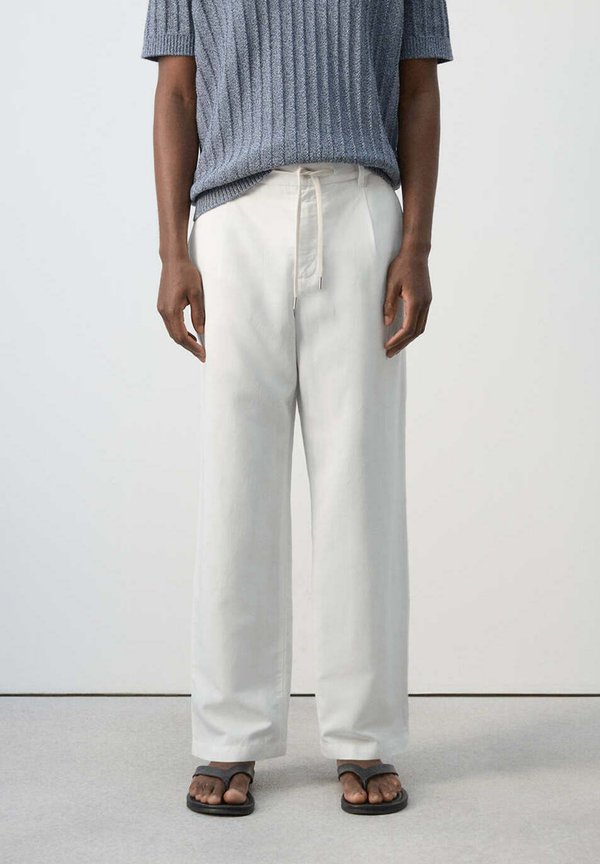 Mango ADULT - Trousers - white
