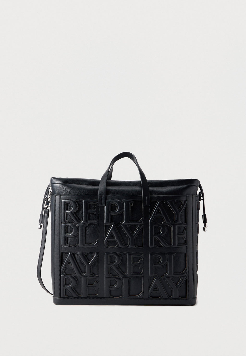 Replay LOGO CUTOUT TOTE BAG