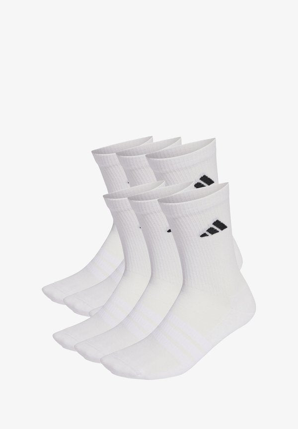 adidas Performance CUSHIONED UNISEX 6 PACK - Sports socks - white/white/black