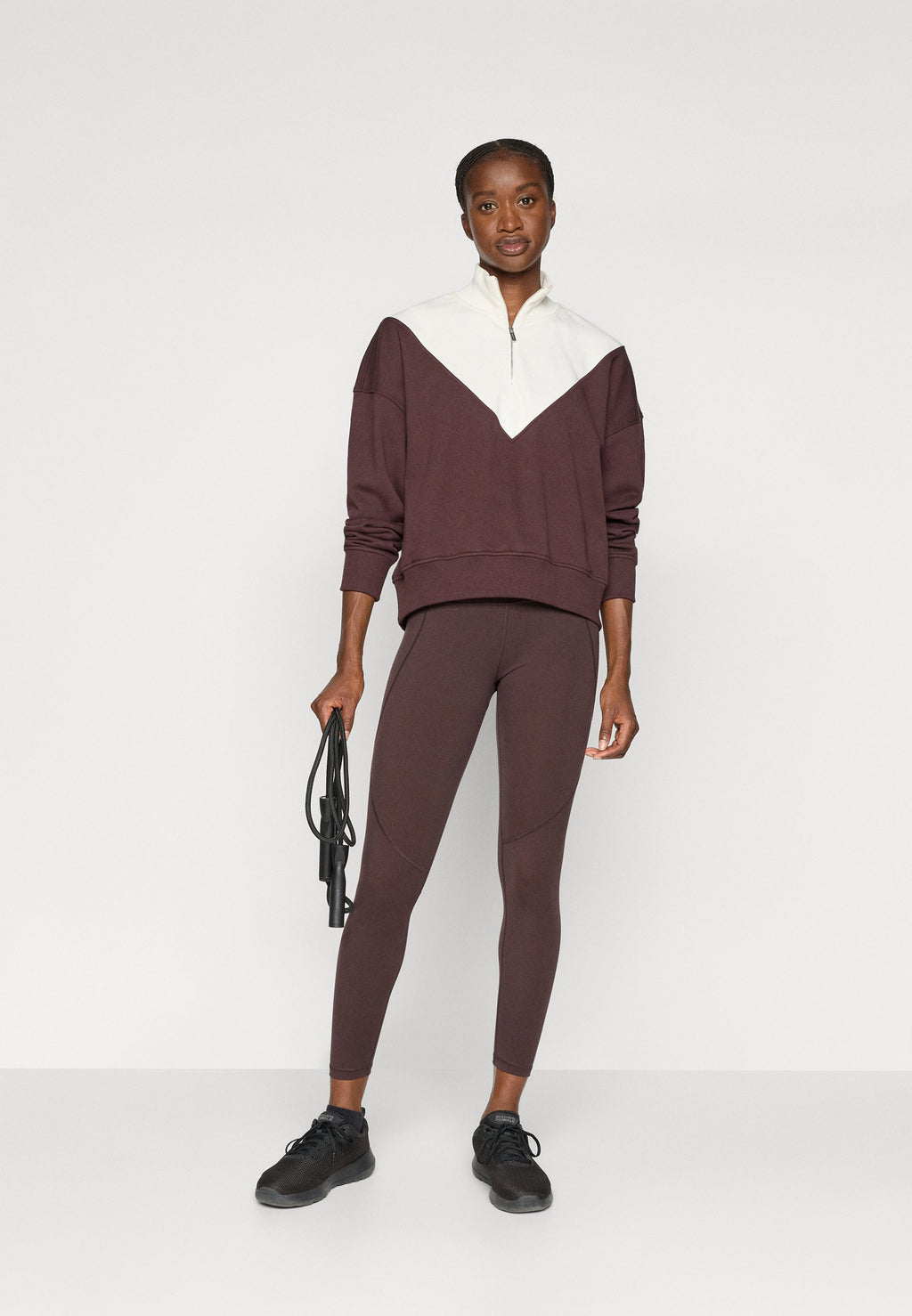 Sweaty Betty REVIVE CROP HALF ZIP NEW