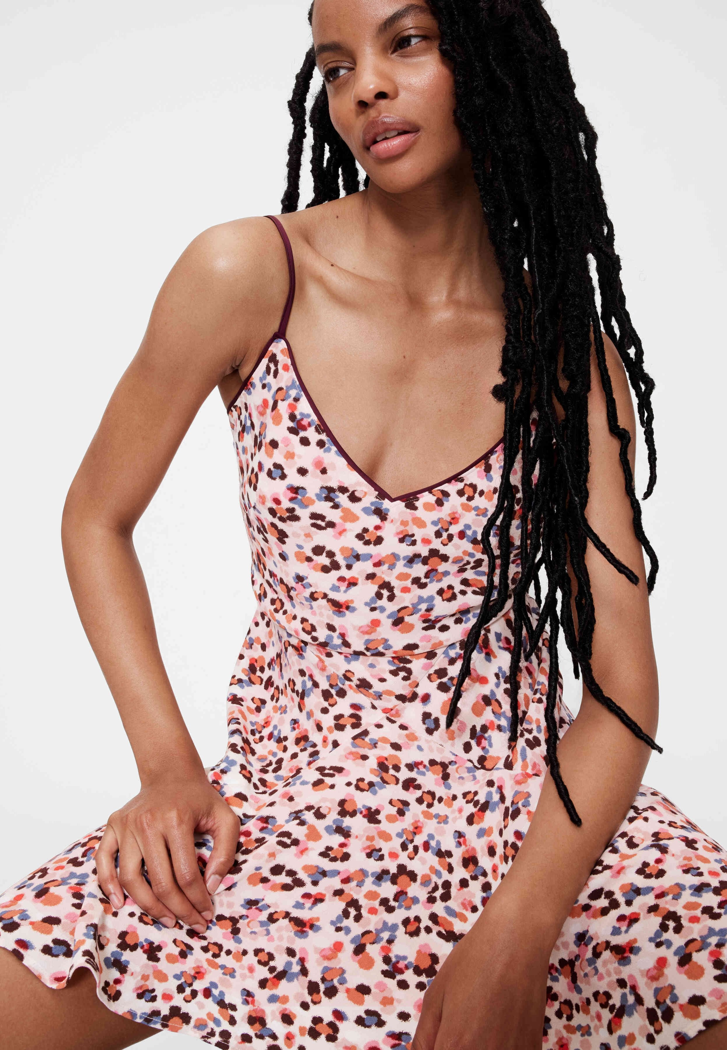 GAP GAP STUDIO PRINT SLIP DRESS