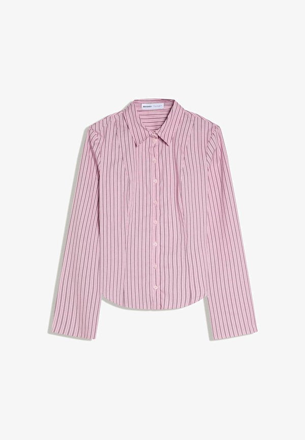Bershka WITH WIDE SLEEVES - Button-down blouse - pink