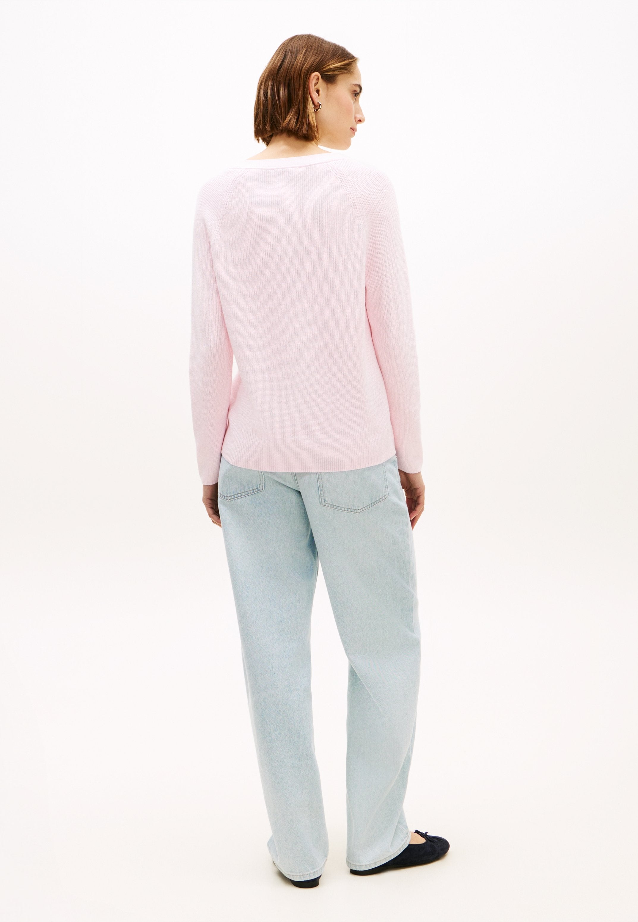 FINE KNIT BOAT NECK JUMPER Media 4