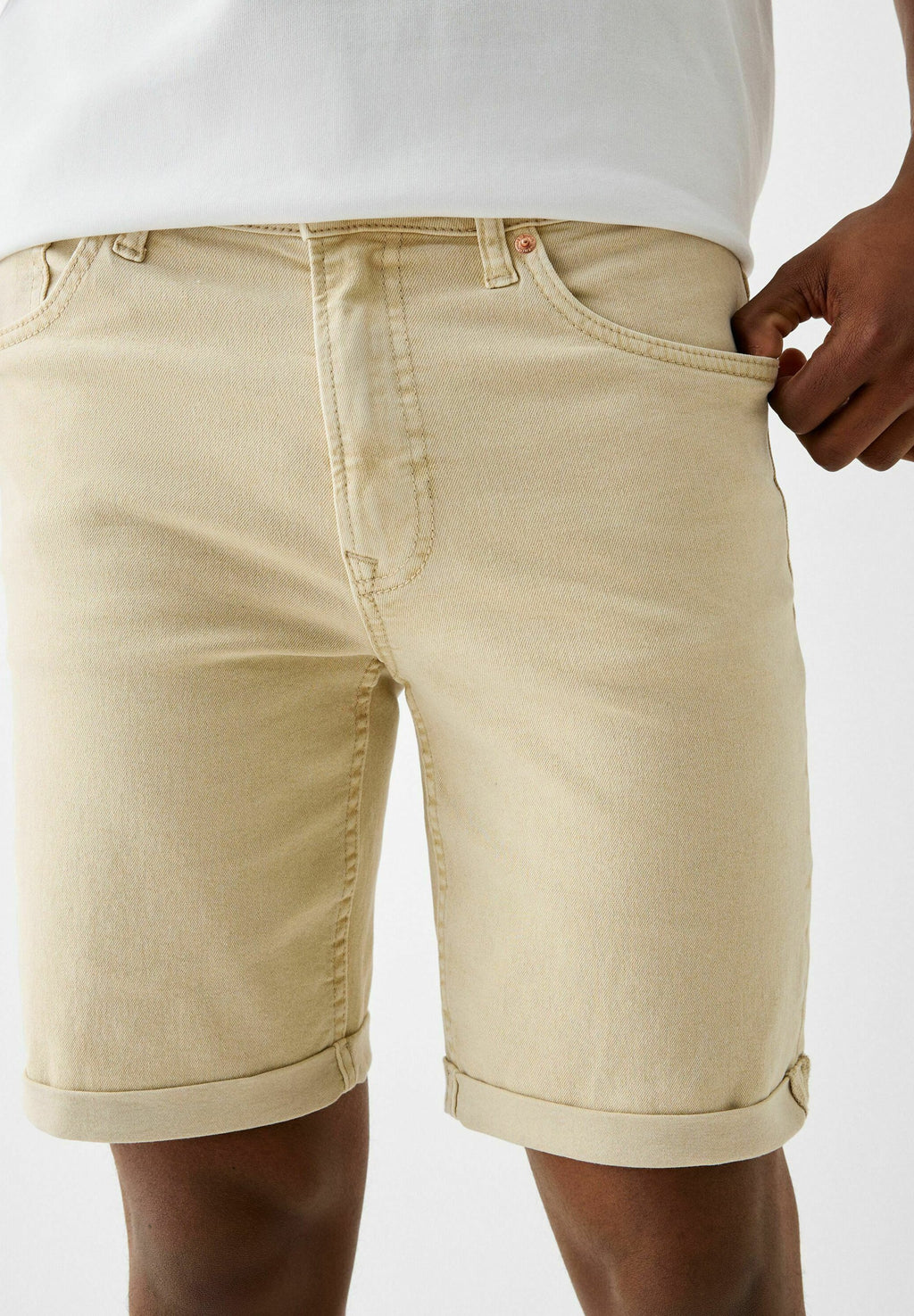Bershka ROLL-UP - BERMUDA