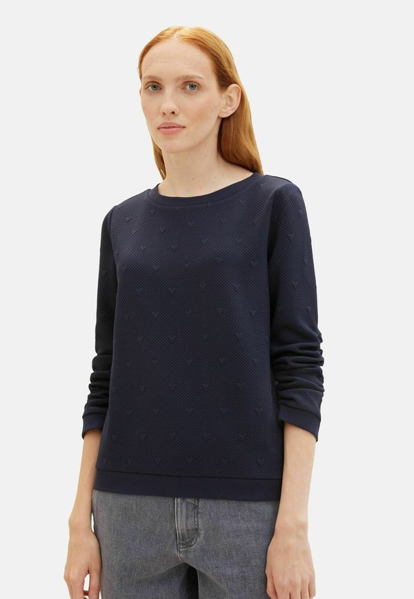 TOM TAILOR Sweatshirt - dunkelblau