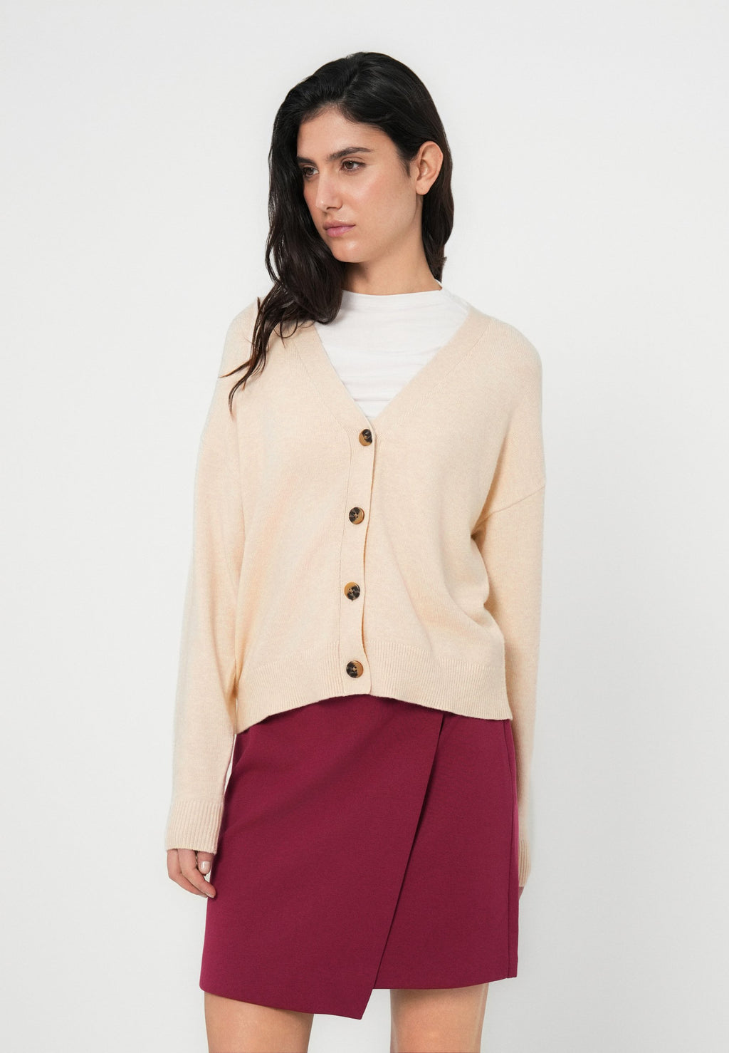 VILA VIRIL V-NECK KNIT CARDIGAN - NOOS