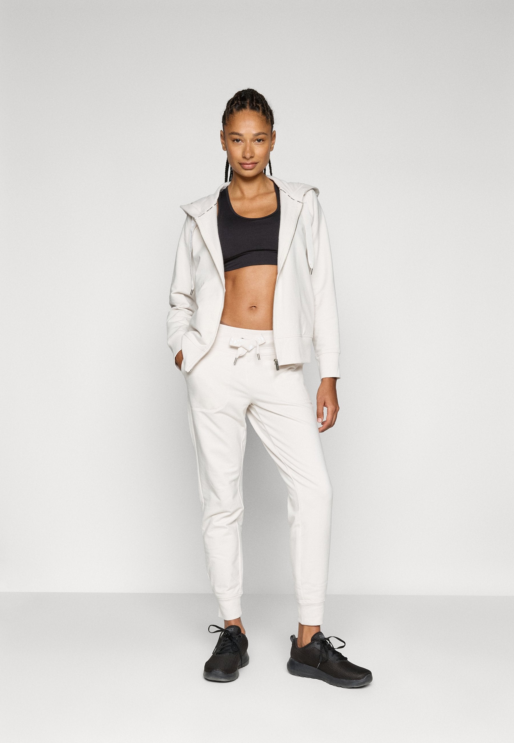 DKNY TWO TONE DRAWCORD CUFFED JOGGER
