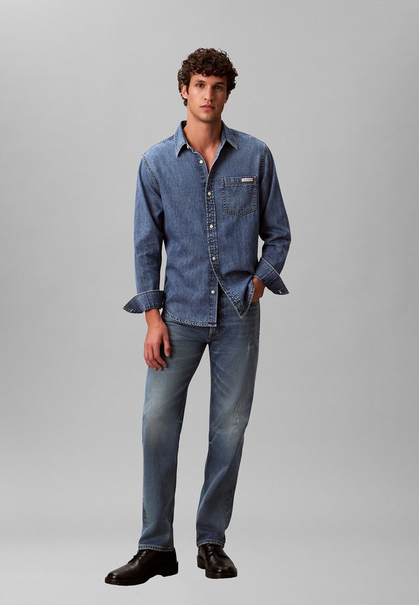 Calvin Klein Jeans STANDARD - Straight leg jeans - aspen heights blue