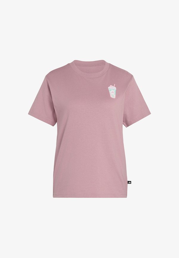 adidas Sportswear ADIDAS SPORTSWEAR FOOD REGULAR GRAPHIC T-SHIRT - Print T-shirt - magic mauve