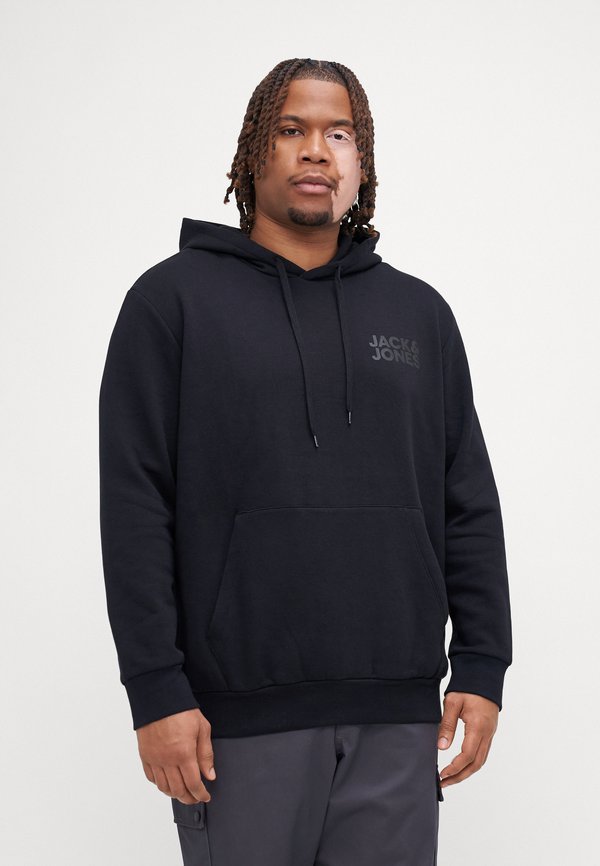 Jack & Jones JJECORP LOGO HOOD - Hoodie - black