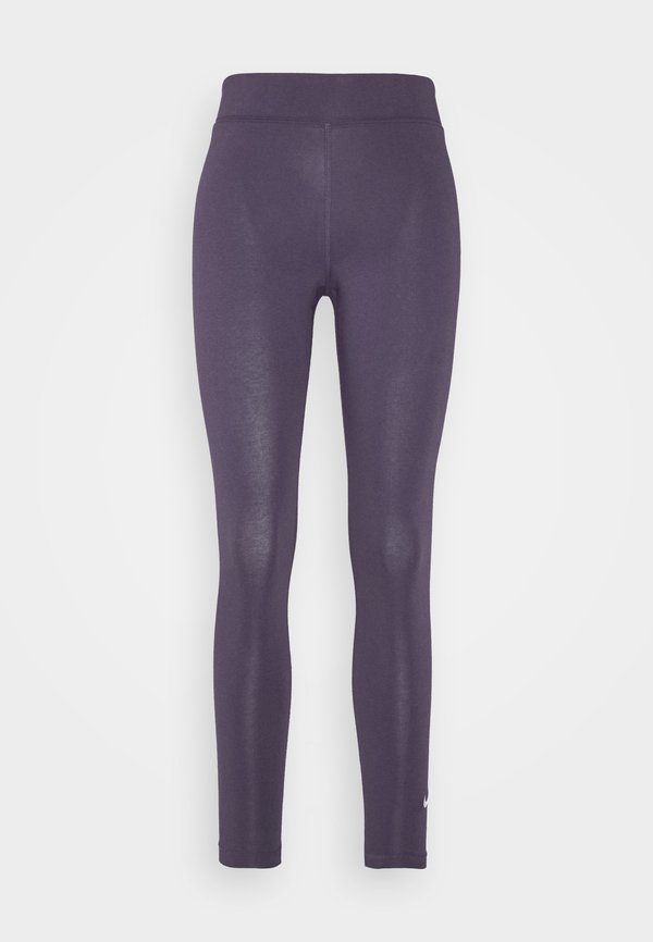 Nike Sportswear W NSW ESSNTL LGGNG 7/8 LBR MR - Leggings - Trousers - dark raisin/white