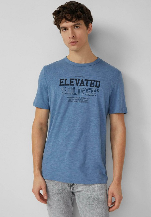 s.Oliver Print T-shirt - pastelltürkis