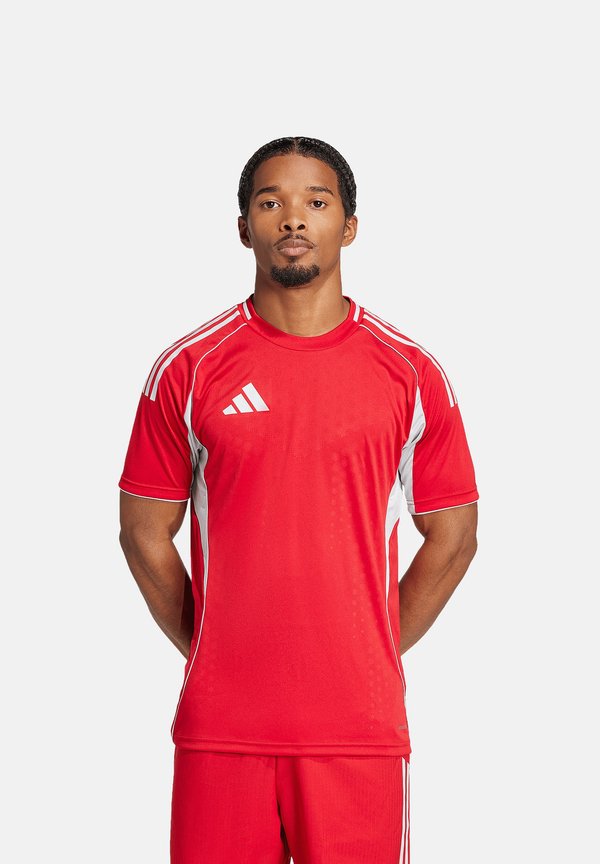 adidas Performance TIRO 25 COMPETITION - Sports T-shirt - rotgrau