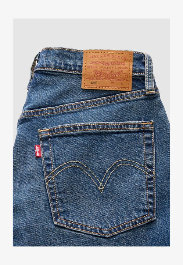 Levi's® 501® CROP LIGHTWEIGHT - Jeans Tapered Fit - energy refresh ltw dark indigo worn in