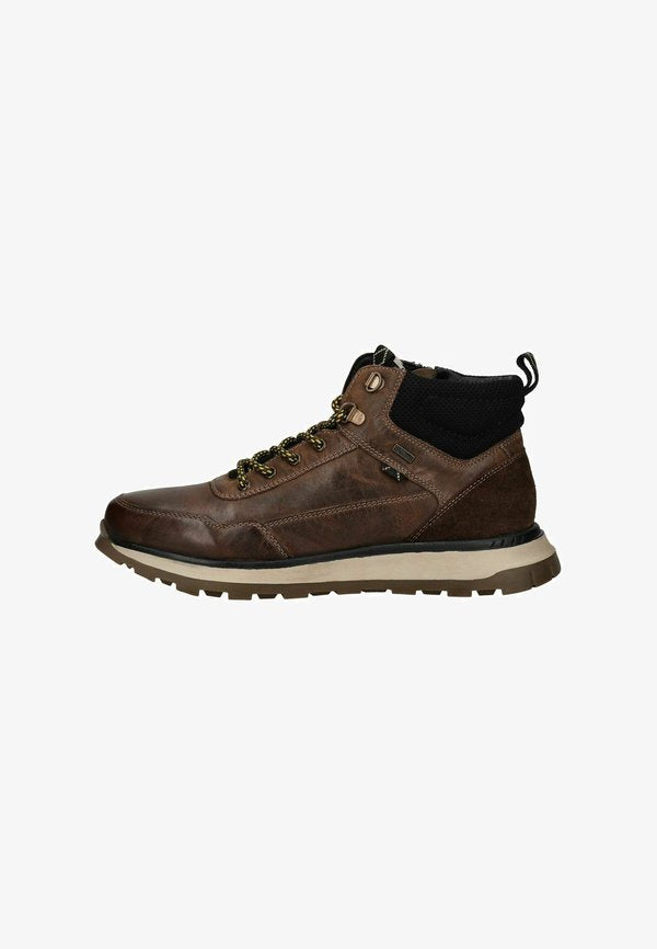 s.Oliver Lace-up ankle boots - cognac